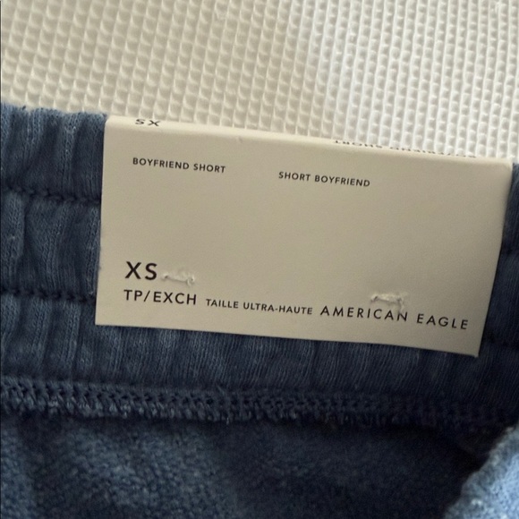 American Eagle Outfitters Boyfriend Women's Blue Knit Lounge Shorts Size XS NWT - Picture 6 of 14